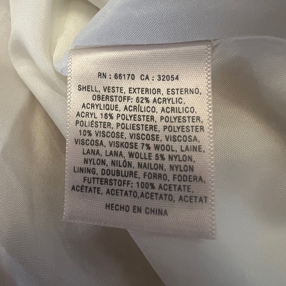 Maeve Women’s 4 Yellow Tweed A-Line Pleated Midi Skirt Fringe Hem Anthropologie - Picture 6 of 7